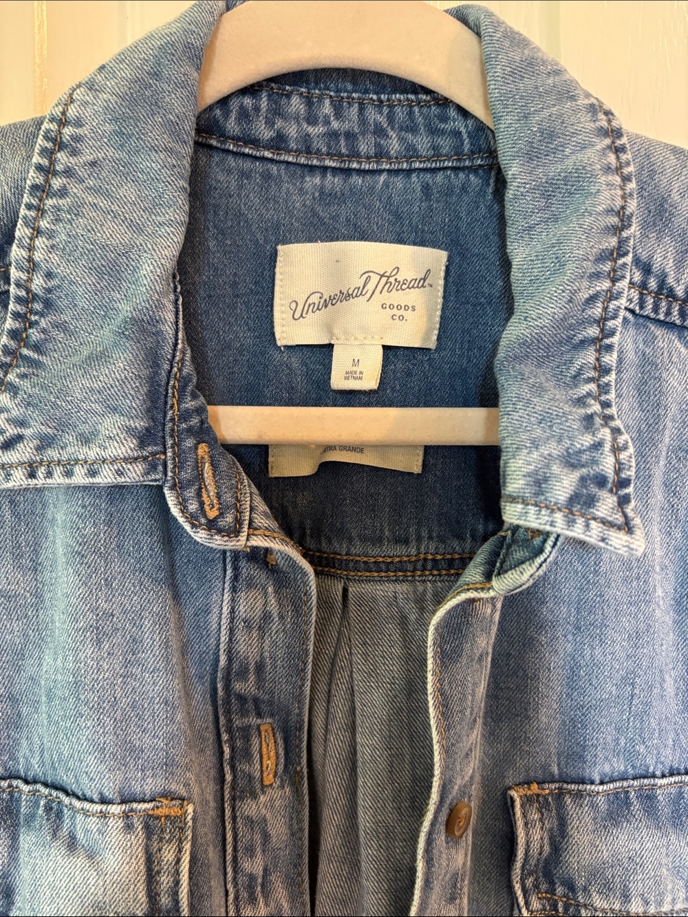Universal Thread Light Blue Denim Button-Front Jacket - Picture 2 of 3